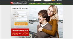 Desktop Screenshot of muslimfriends.com